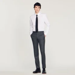 Cheap Flannel Suit Pants Men Suits & Blazers