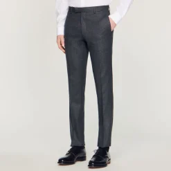 Cheap Flannel Suit Pants Men Suits & Blazers