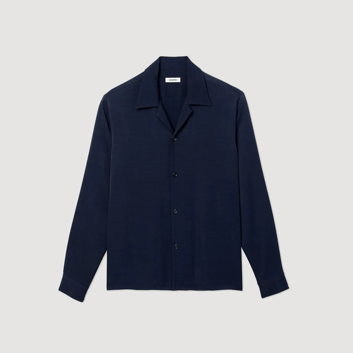 Discount Floaty Shirt With Spread Collar Men Shirts