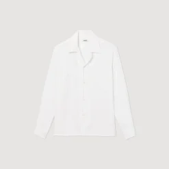 Online Floaty Shirt With Spread Collar Men Shirts