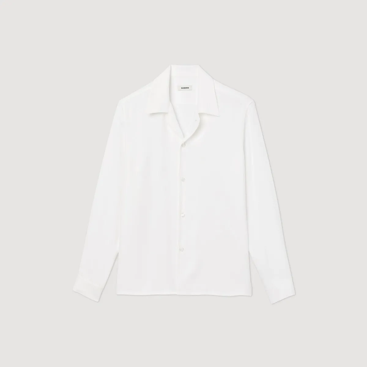 Online Floaty Shirt With Spread Collar Men Shirts