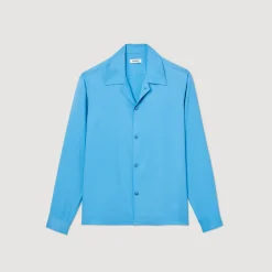 Best Sale Floaty Shirt With Spread Collar Men Shirts