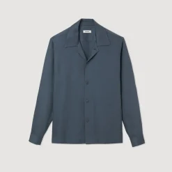 Online Floaty Shirt With Spread Collar Men Shirts