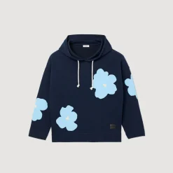 Sale Floral Pattern Hoodie Men Sweatshirts