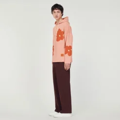 Flash Sale Floral Pattern Hoodie Men Sweatshirts