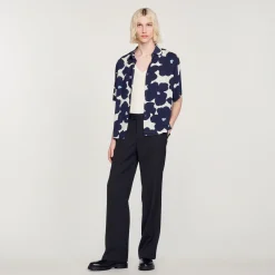 Discount Floral Print Shirt Men Shirts