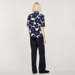 Discount Floral Print Shirt Men Shirts