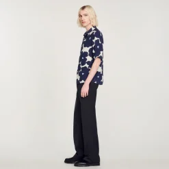 Discount Floral Print Shirt Men Shirts