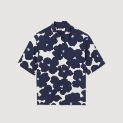 Discount Floral Print Shirt Men Shirts