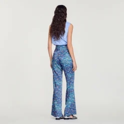 Best Floral Satin Pants Women Matching Sets