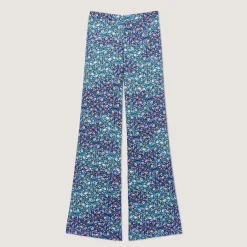 Best Floral Satin Pants Women Matching Sets