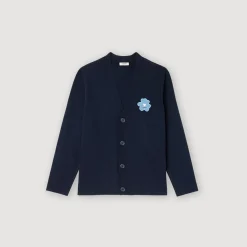 Shop Flower Patch Cardigan Men Sweaters & Cardigans