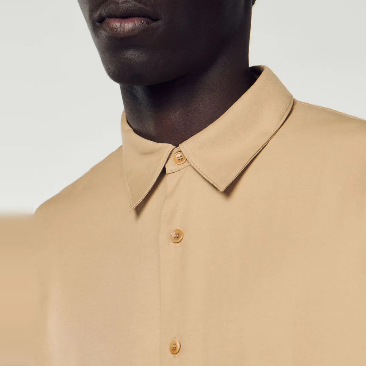 Online Flowing Long-Sleeved Shirt Men Shirts