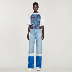New Foulard Open-Back T-Shirt Women T-Shirts