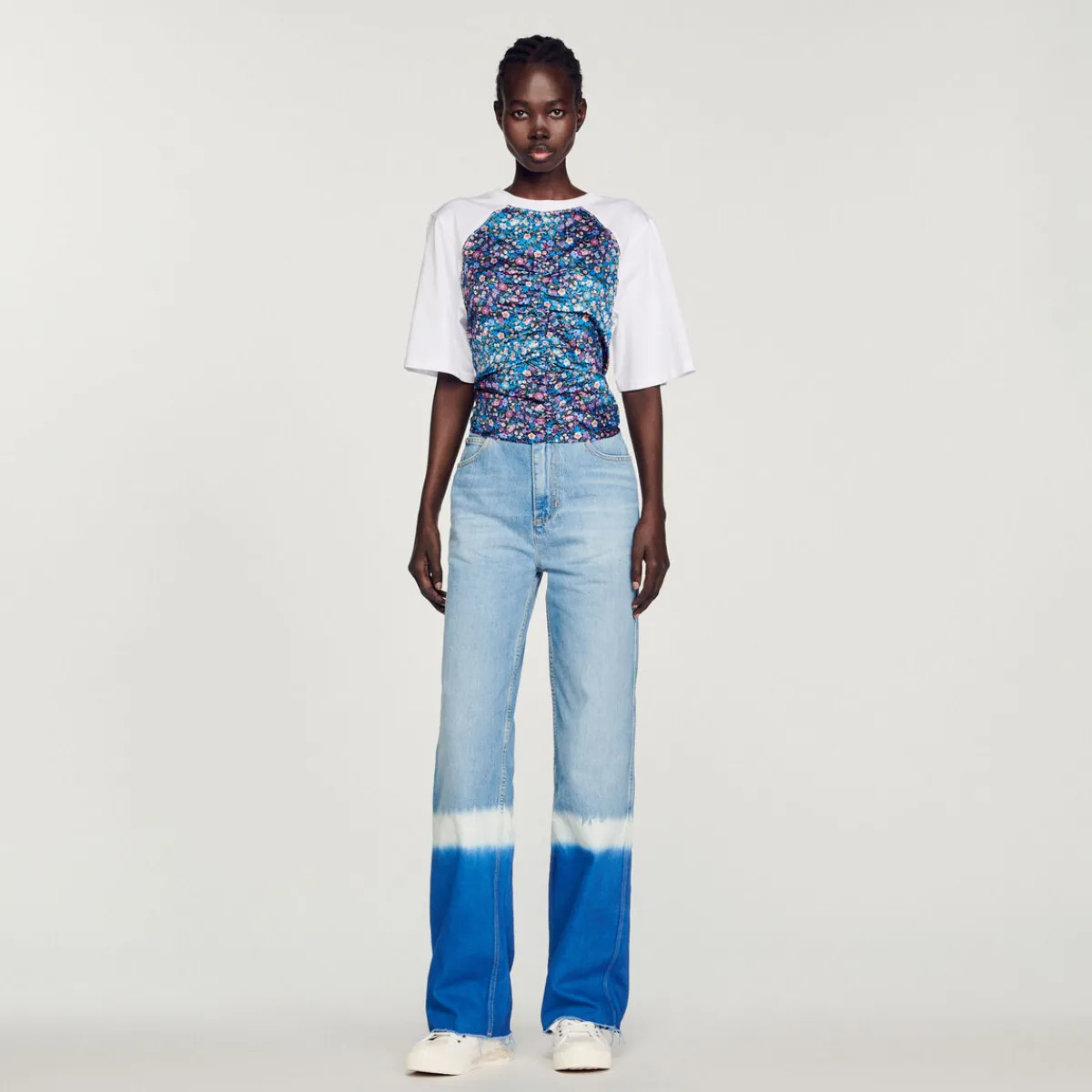 New Foulard Open-Back T-Shirt Women T-Shirts
