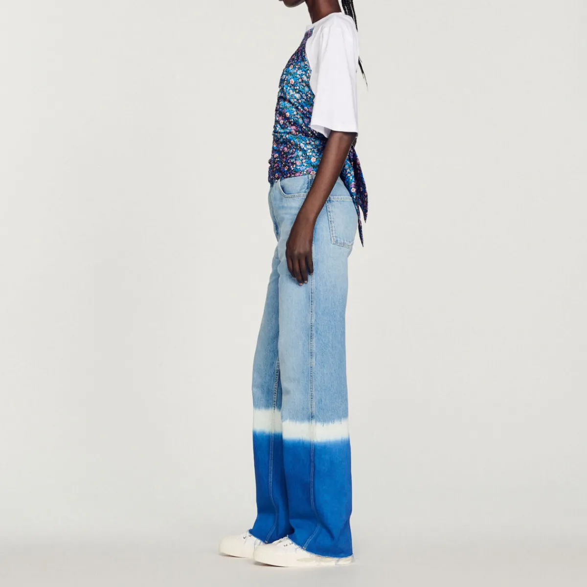 New Foulard Open-Back T-Shirt Women T-Shirts