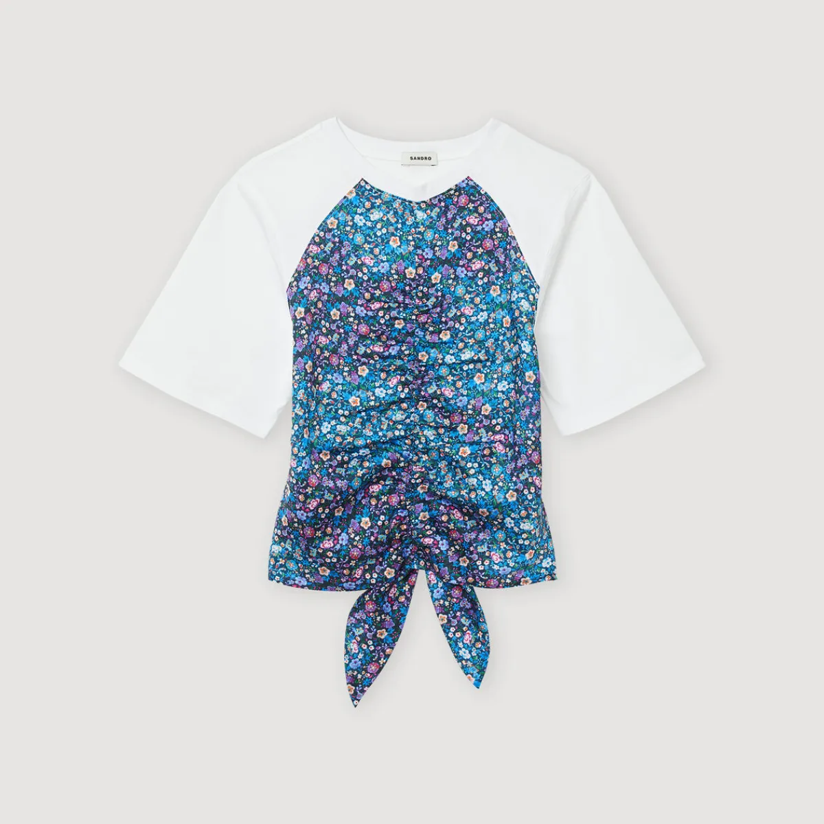 New Foulard Open-Back T-Shirt Women T-Shirts