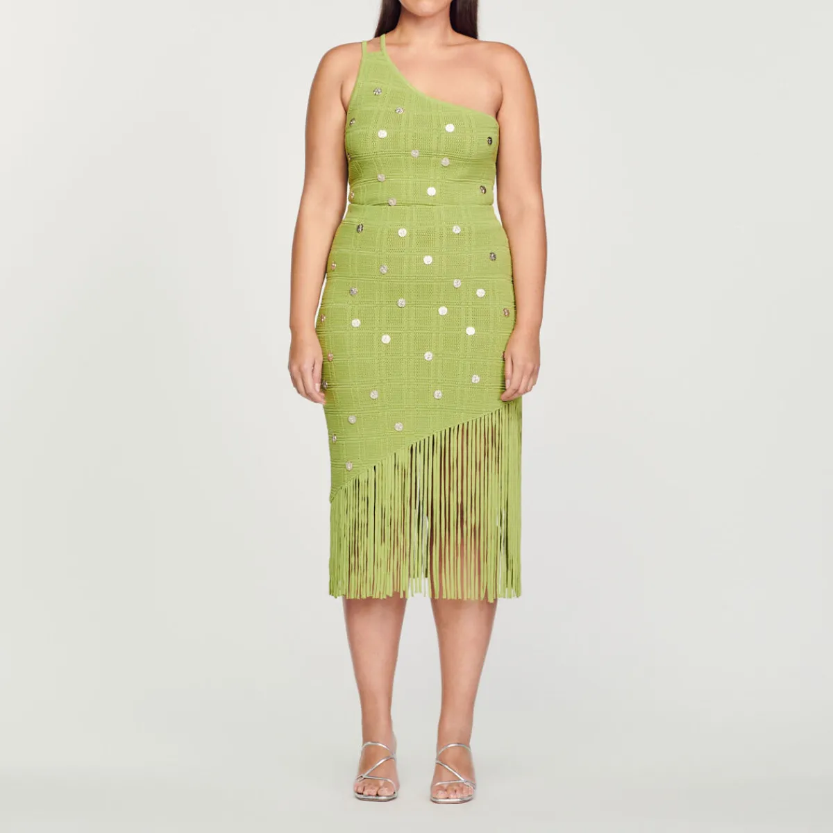 Best Sale Fringed Knit Skirt Women Matching Sets