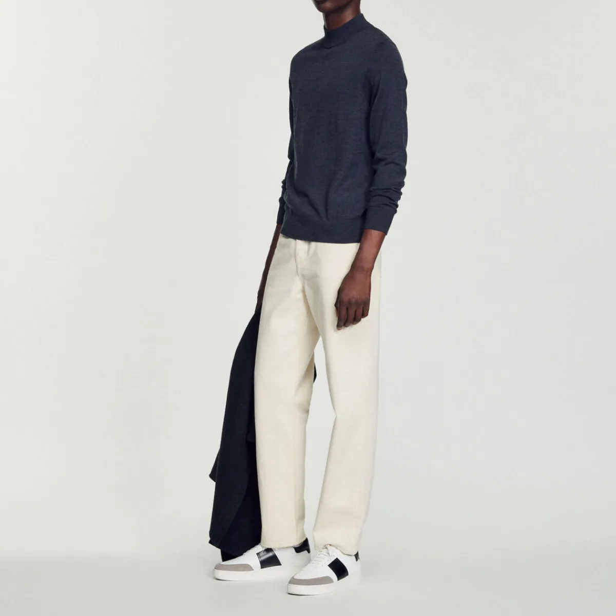 Discount Funnel Neck Sweater Men Sweaters & Cardigans