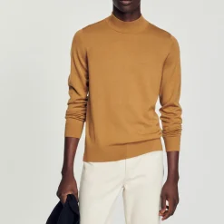 Cheap Funnel Neck Sweater Men Sweaters & Cardigans