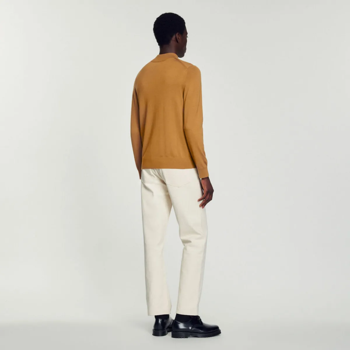 Cheap Funnel Neck Sweater Men Sweaters & Cardigans
