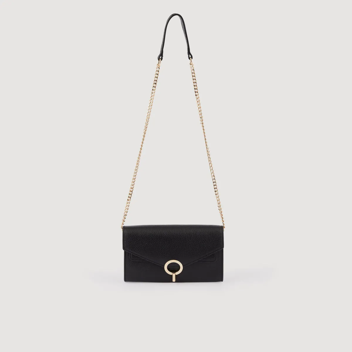 Discount Grained Leather Clutch Bag Women Pouches & Handbags