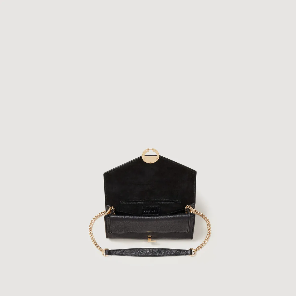Discount Grained Leather Clutch Bag Women Pouches & Handbags