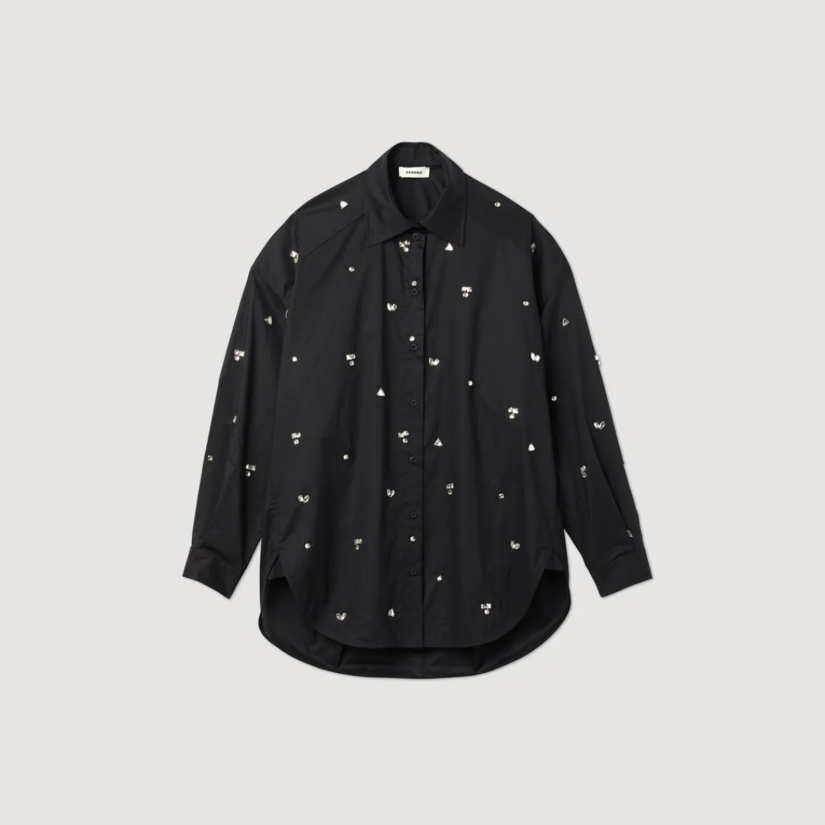 Cheap Hand-Embroidered Embellished Shirt Women Matching Sets