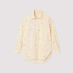 Flash Sale Hand-Embroidered Embellished Shirt Women Matching Sets