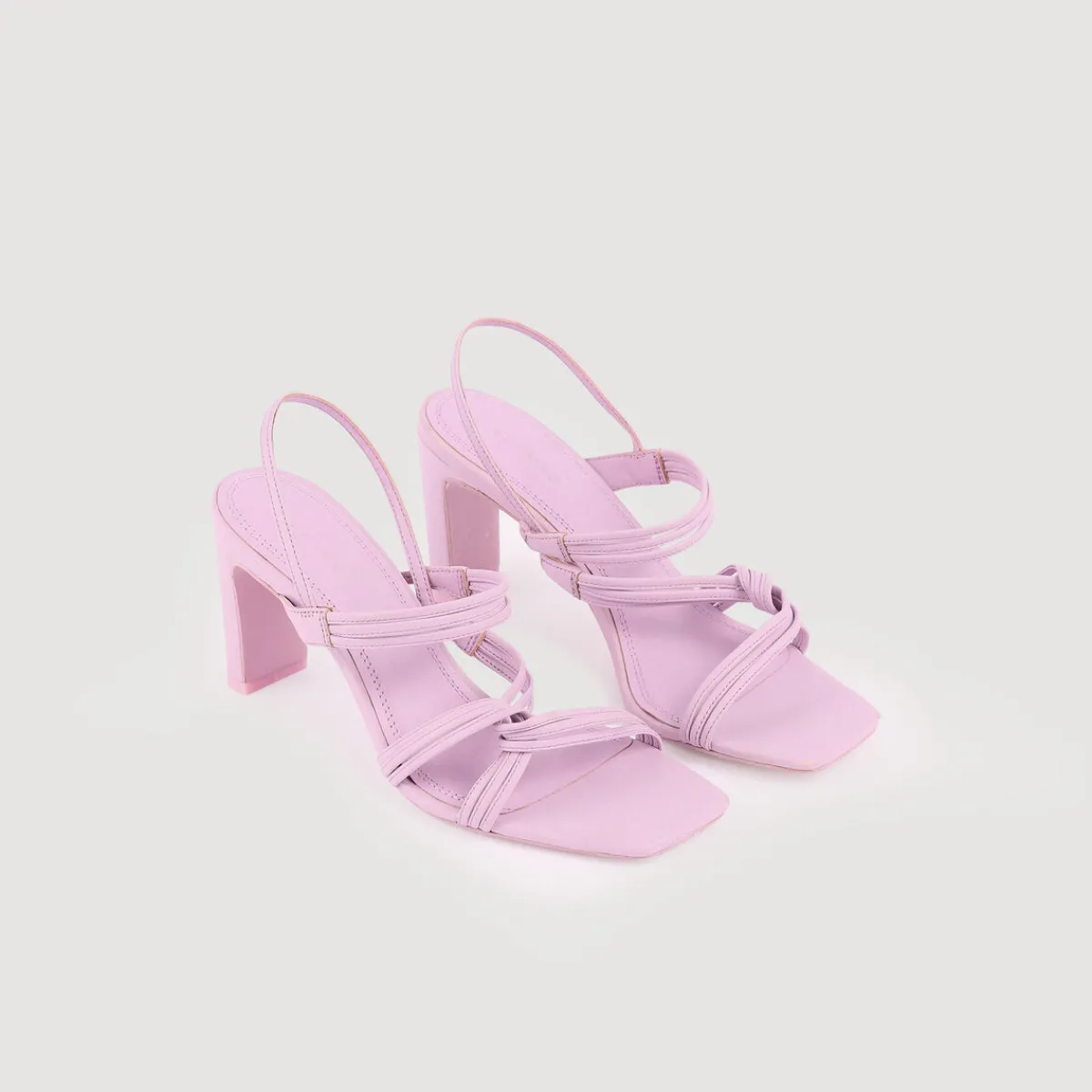 Outlet Heeled Leather Sandals Women Sandals