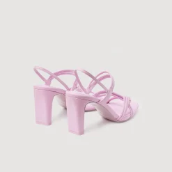 Outlet Heeled Leather Sandals Women Sandals