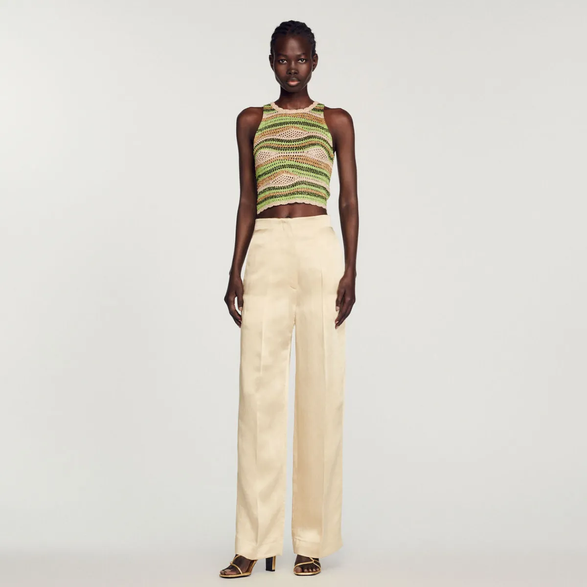 Discount High-Waisted Pants Women Matching Sets