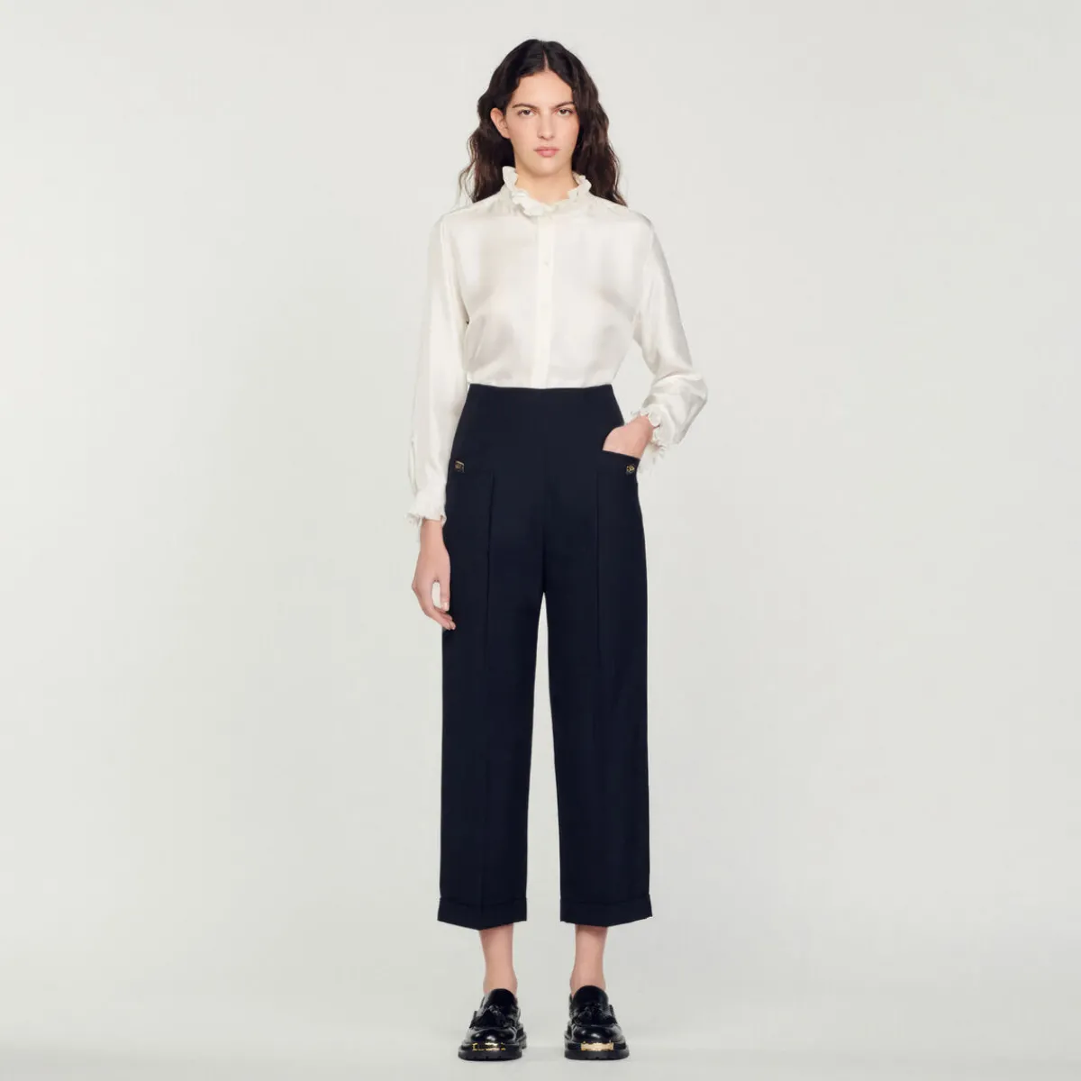 Cheap High-Waisted Pants Women Matching Sets