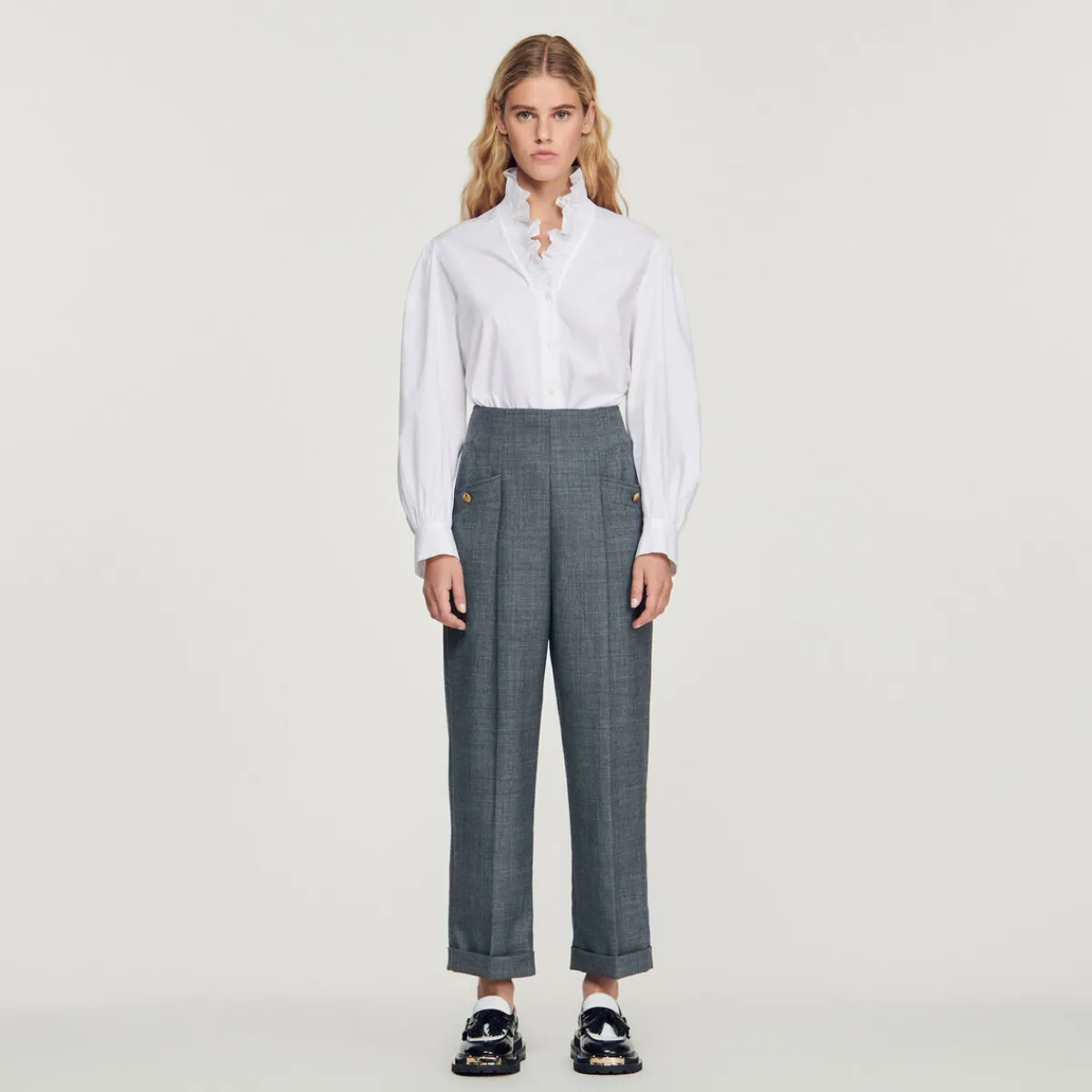 Cheap High-Waisted Pants Women Matching Sets