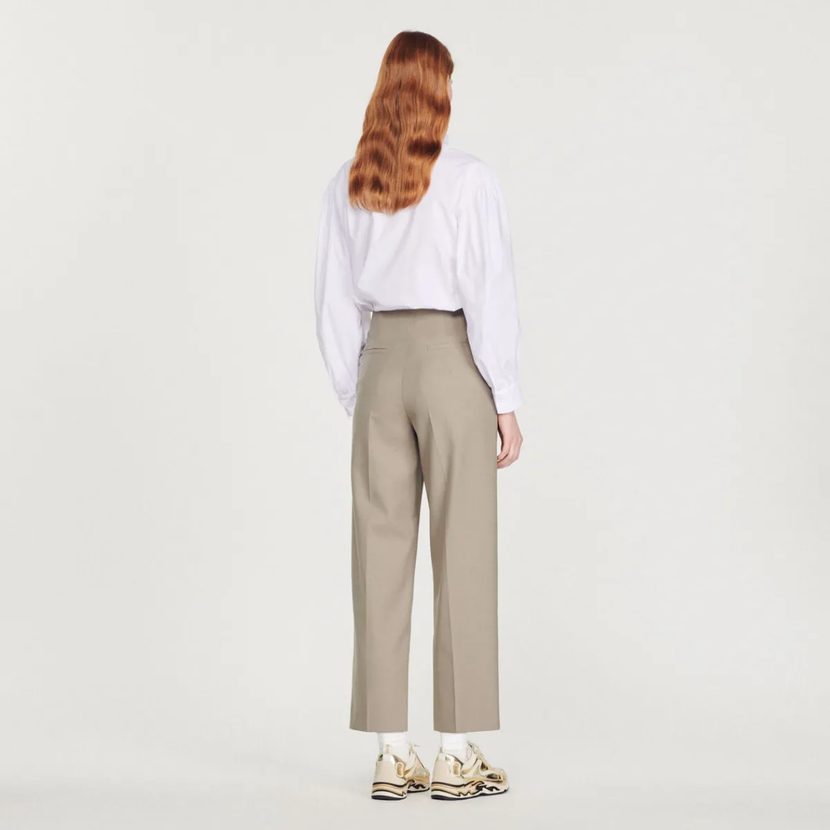 Best Sale High-Waisted Tailored Pants Women Matching Sets
