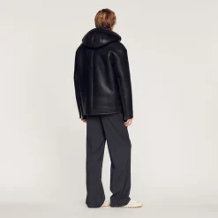 Flash Sale Hooded Sheepskin Jacket Men Jackets
