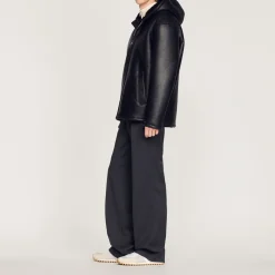 Flash Sale Hooded Sheepskin Jacket Men Jackets