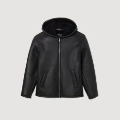Flash Sale Hooded Sheepskin Jacket Men Jackets