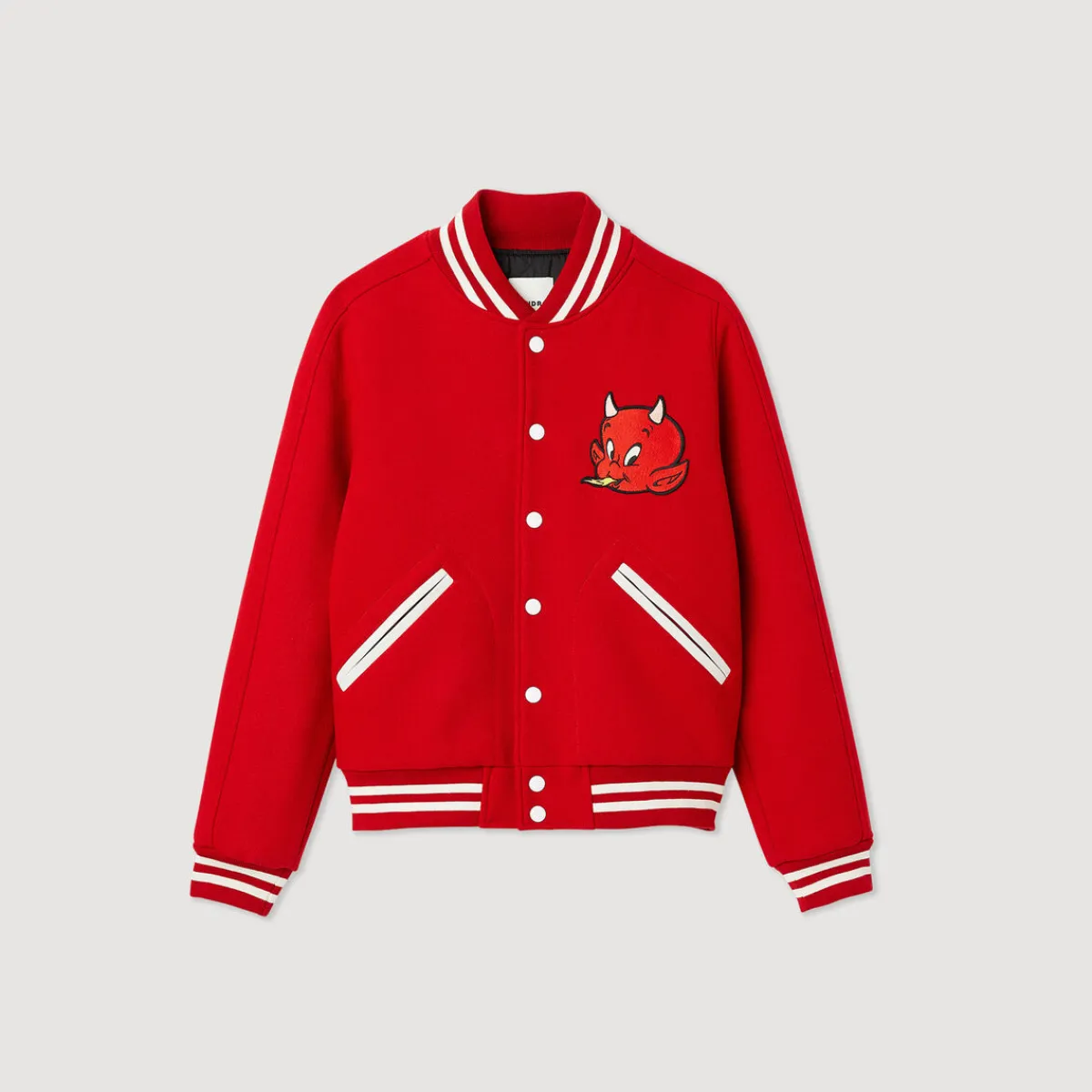 Discount Hot Stuff Wool Cloth Varsity Jacket Men Jackets