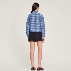 Clearance Houndstooth Jacket Women Jackets & Blazers