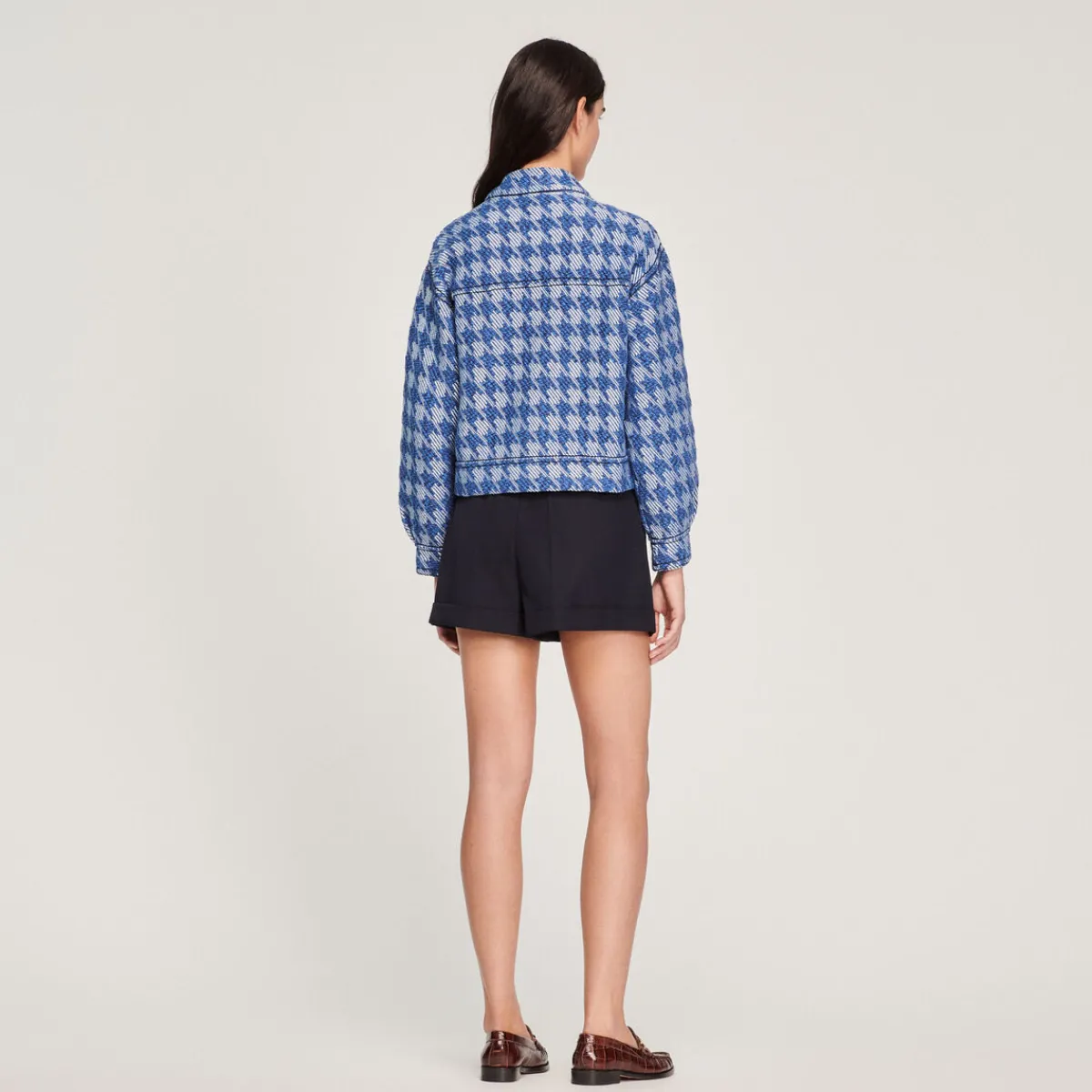 Clearance Houndstooth Jacket Women Jackets & Blazers