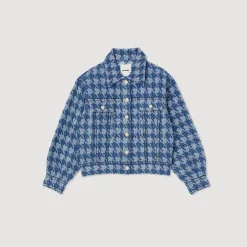 Clearance Houndstooth Jacket Women Jackets & Blazers