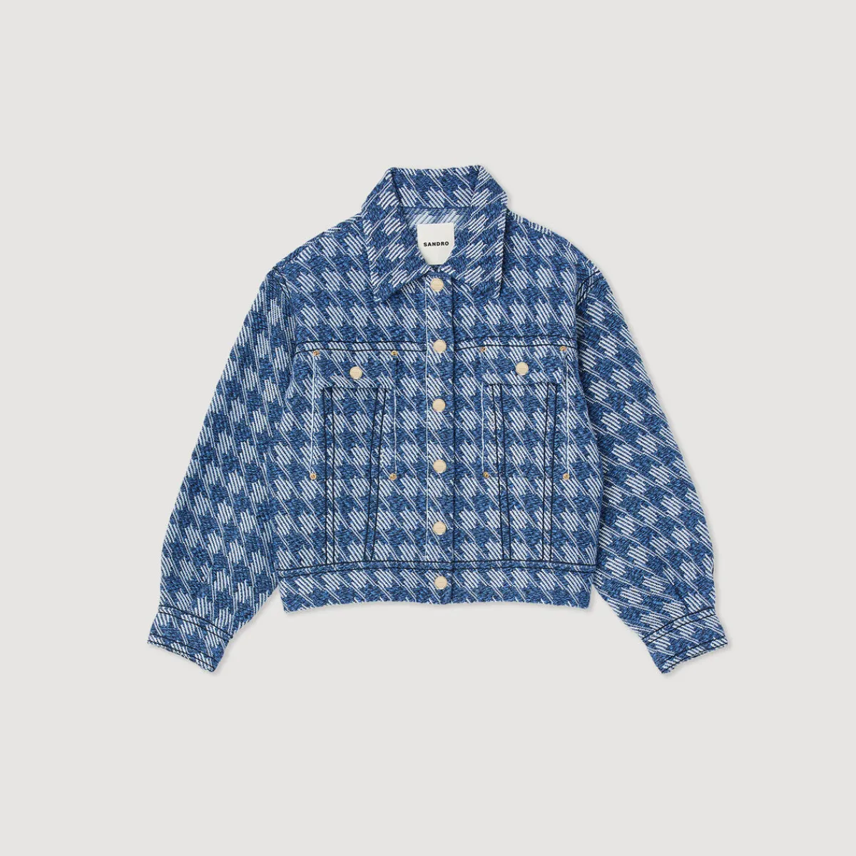 Clearance Houndstooth Jacket Women Jackets & Blazers