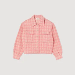 Store Houndstooth Jacket Women Jackets & Blazers