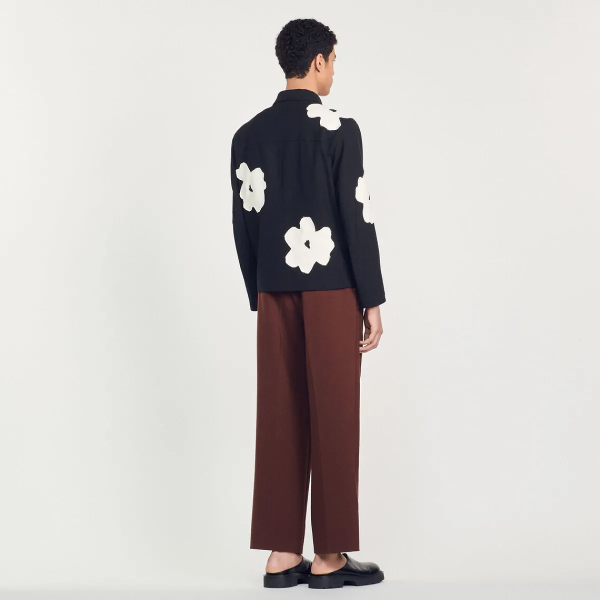 Discount Jacket With Flower Motifs Men Jackets