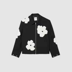 Discount Jacket With Flower Motifs Men Jackets