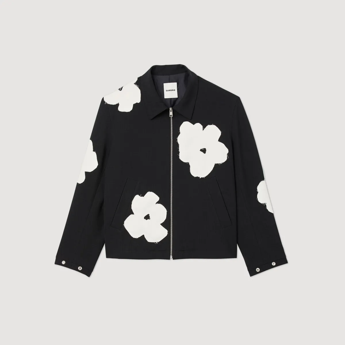 Discount Jacket With Flower Motifs Men Jackets