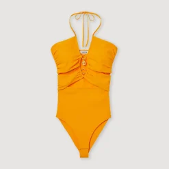 Online Knit Bodysuit With Ring Details Women Sweaters & Cardigans