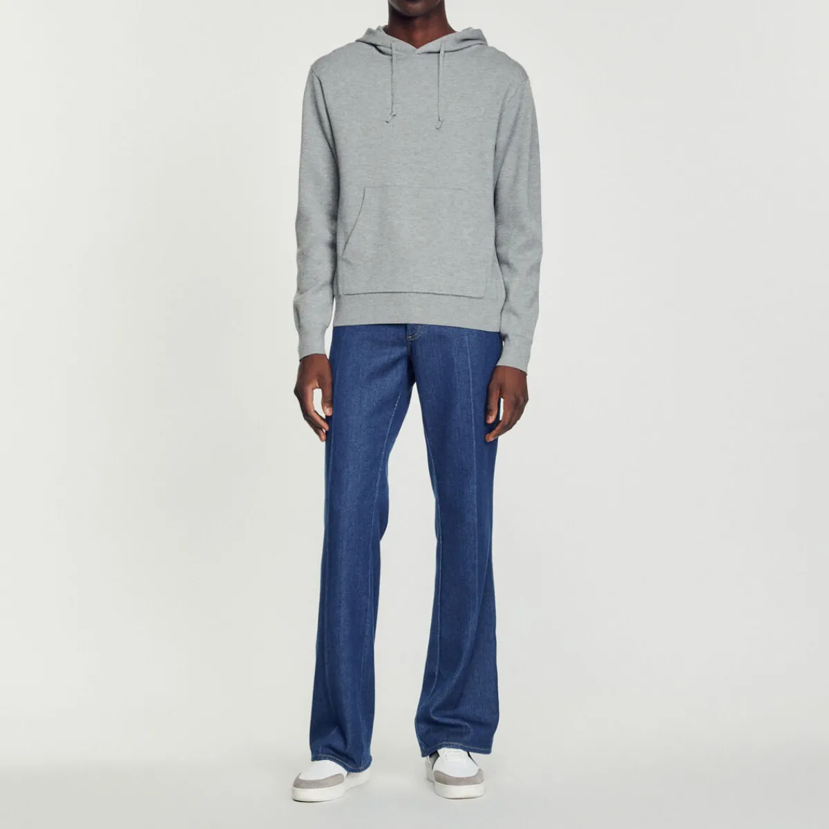 Outlet Knit Hoodie Men Sweatshirts
