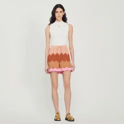 Store Knit Shorts Women Matching Sets